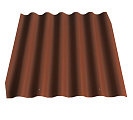 Шифер 6-ти волновой (Волнаколор) коричневый 1,25х1,097х0,006м