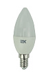 Лампа LED IEK ECO C35 Е14, 7 Вт, 3000К, 630лм, свеча