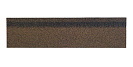 Коньки-карнизы для битумной черепицы (Shinglas) коричневый оптима, 1000х250мм, 5м2                              