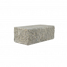 Кирпич бетонный облицовочный М150 (ЖБИ) 250х120х88мм 1,4НФ, серый, рваный угловой /400